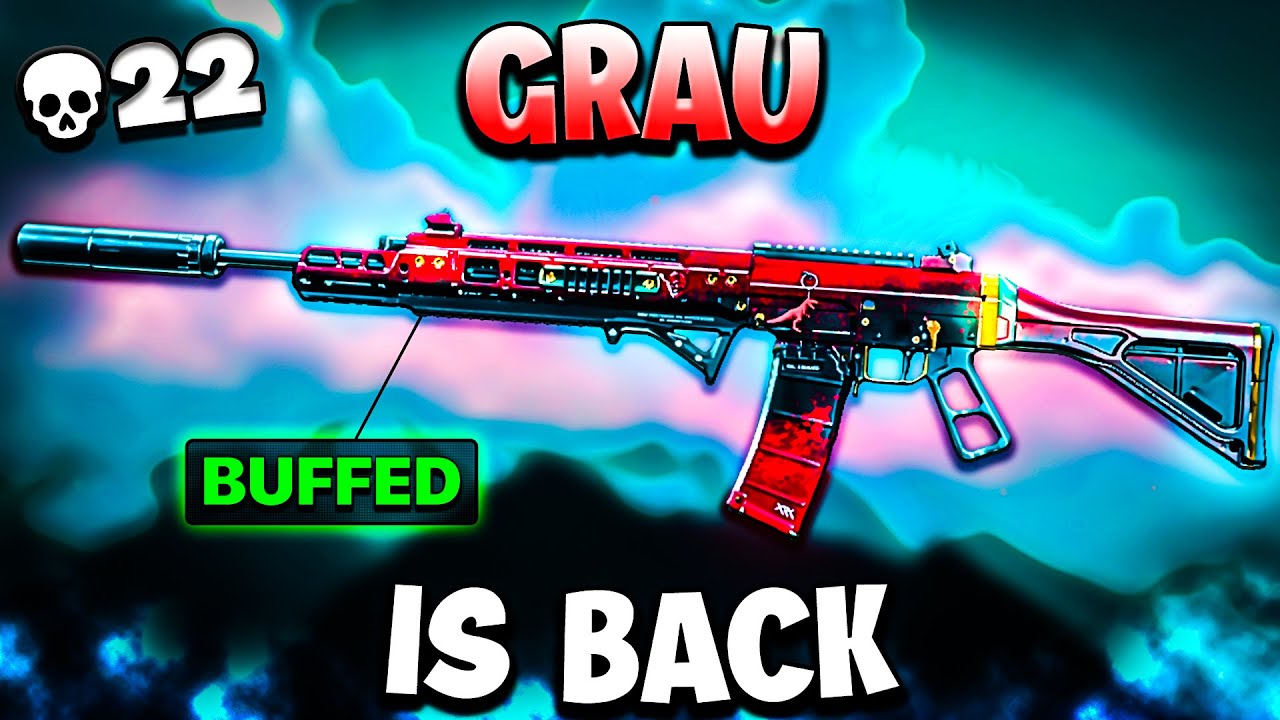 the BUFFED GRAU is AMAZING on Rebirth Island! *Best GRAU 5.56 Class* (Warzone Season 4)