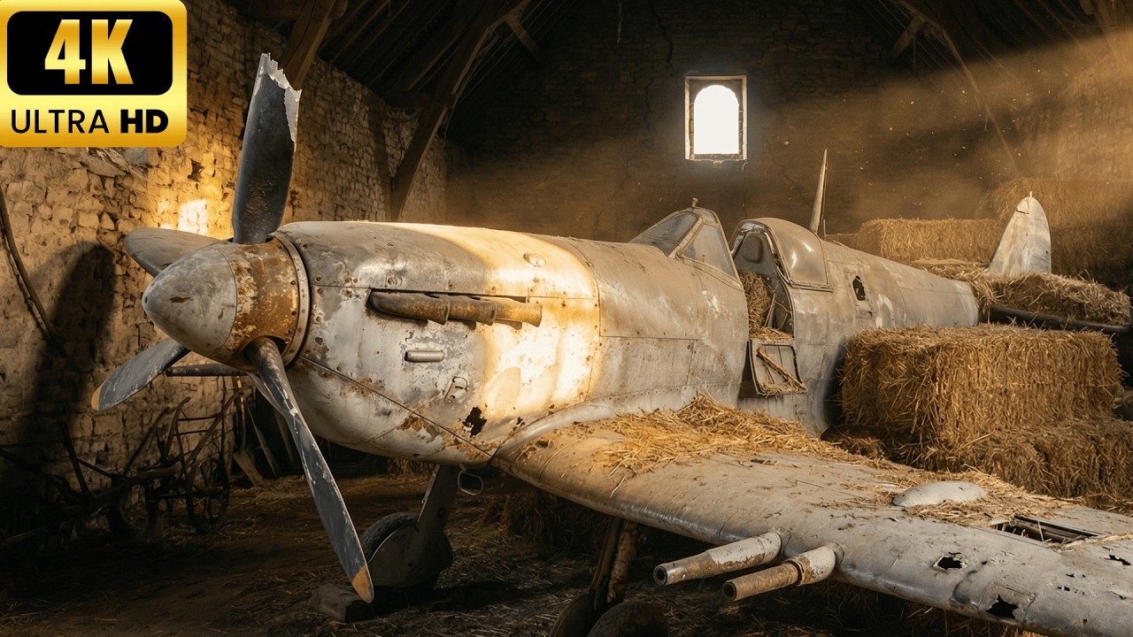 Найден спустя 84 года во французском сарае! Реставрация Spitfire стоимостью 8 миллионов долларов