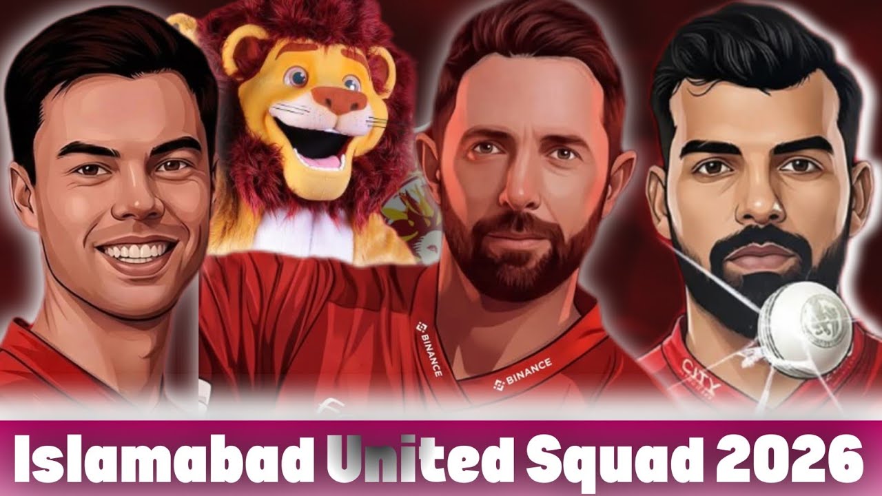 Islamabad United Full Squad | PSL 2026 | Cricket Wala Larka| 