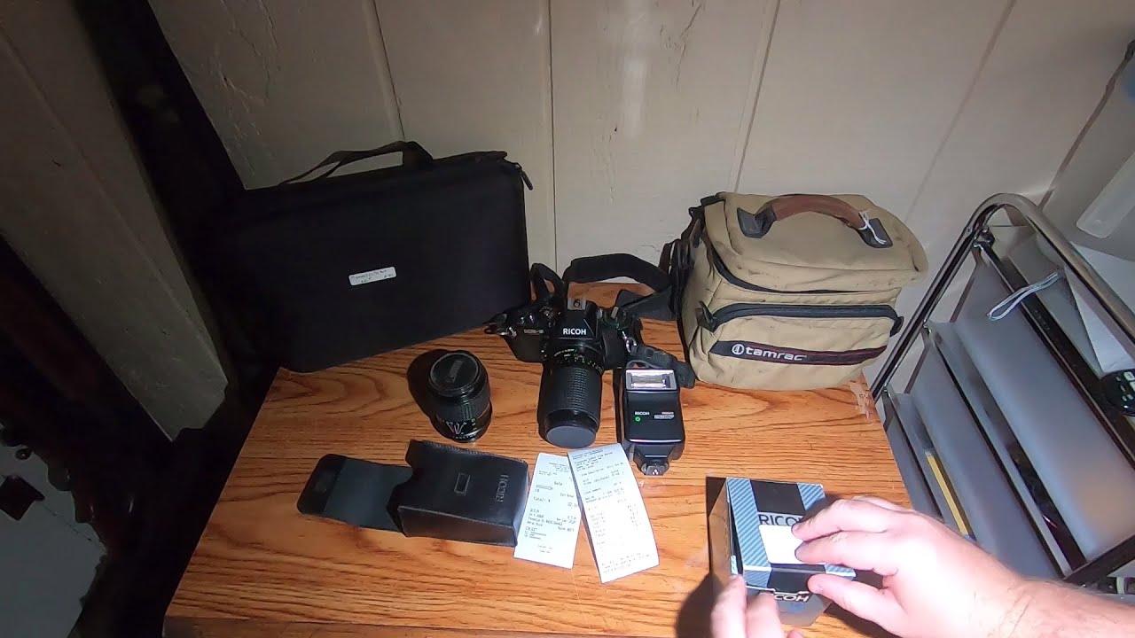 Flea Market Mini Haul Profit Old Ricoh SLR Camera and GoPro Kit