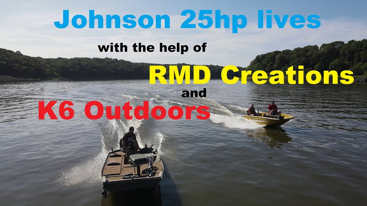1975 Johnson 25hp is complete Part 3 The water test