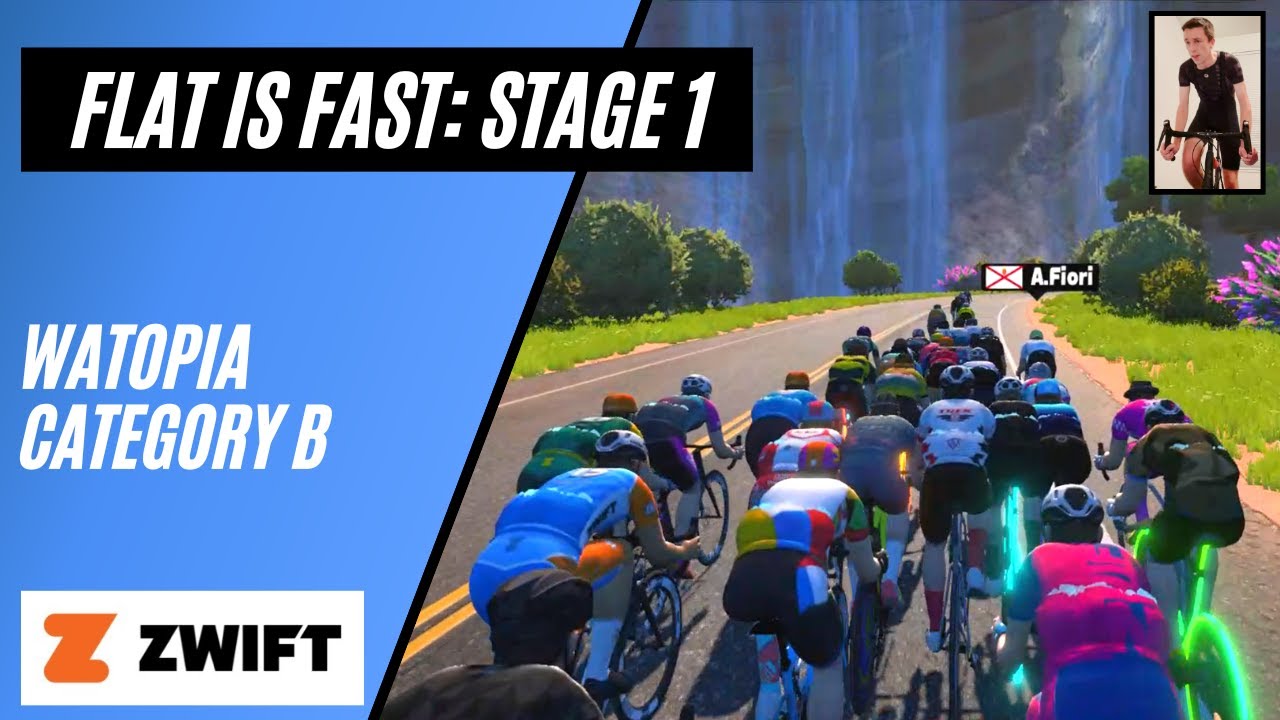 First Zwift Race of 2024! // Flat is Fast Stage 1: Tempus Fugit // Category B