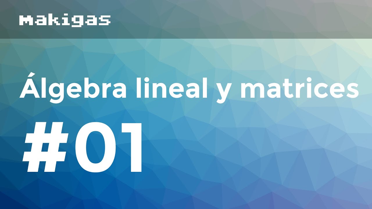 Álgebra lineal y matrices – 1. Qué son las matrices y tipos