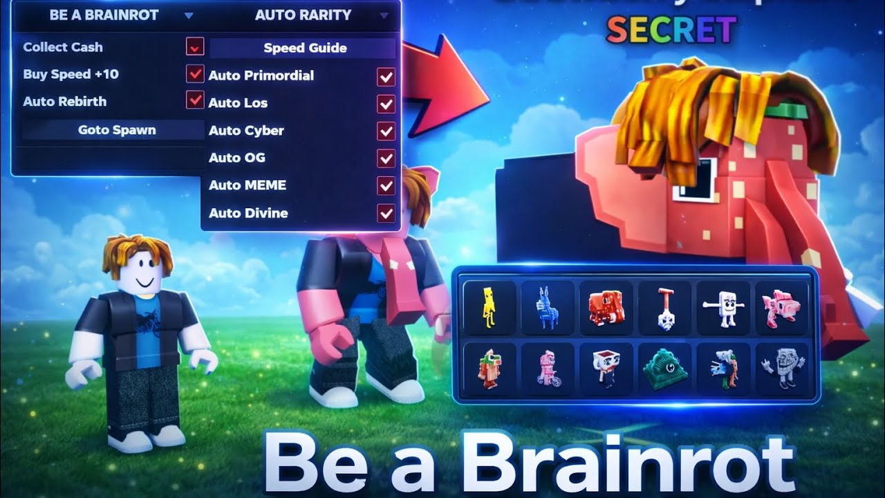 💸 UPD] Be a Brainrot Script - Auto Primordial, Los, Cyber, OG (Stealing) - pastebin 2026