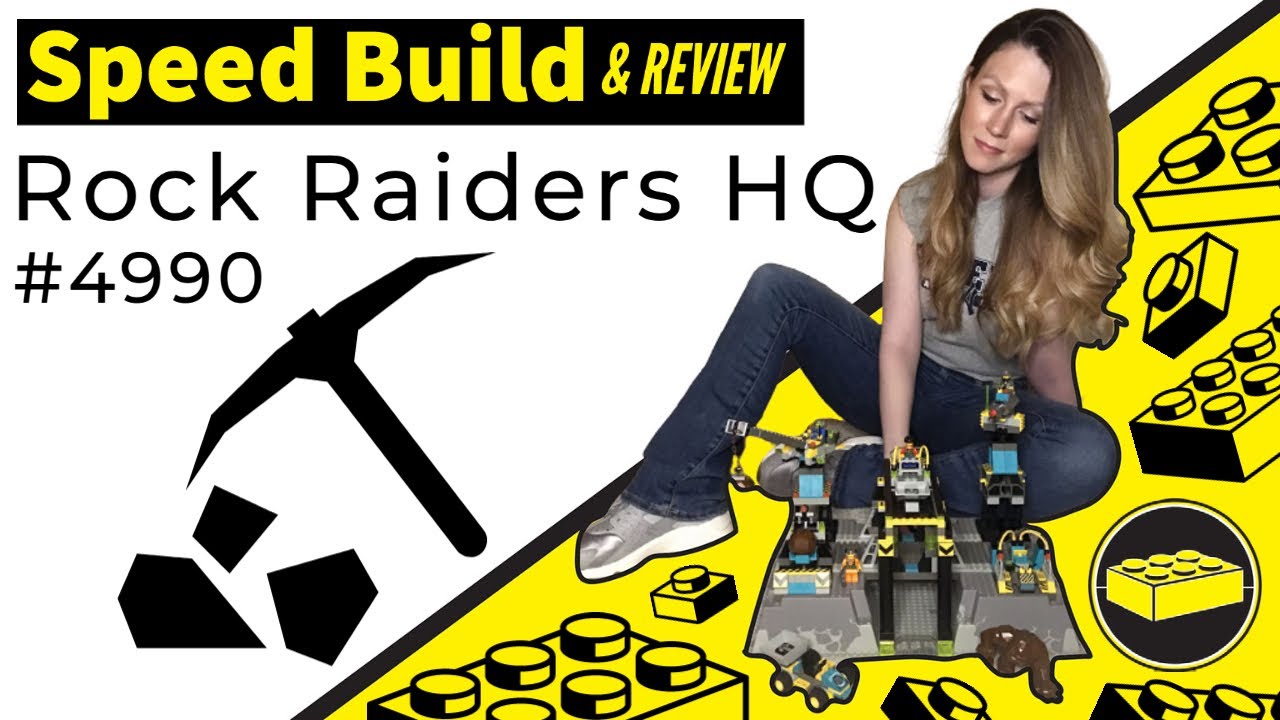 LEGO® Rock Raiders Set 4990 Rock Raiders HQ Speed Build and Review