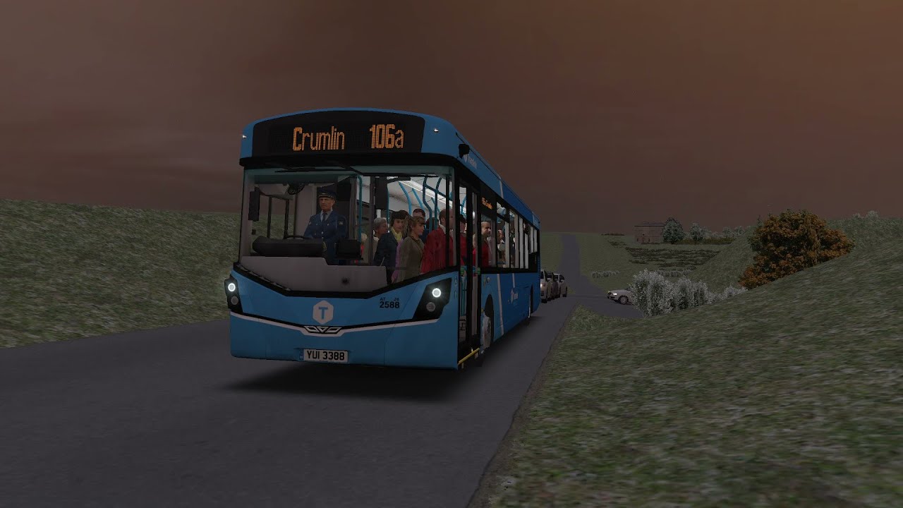 OMSI 2 | Ulsterbus Wright GB Hawk 2588 | 106a to Crumlin