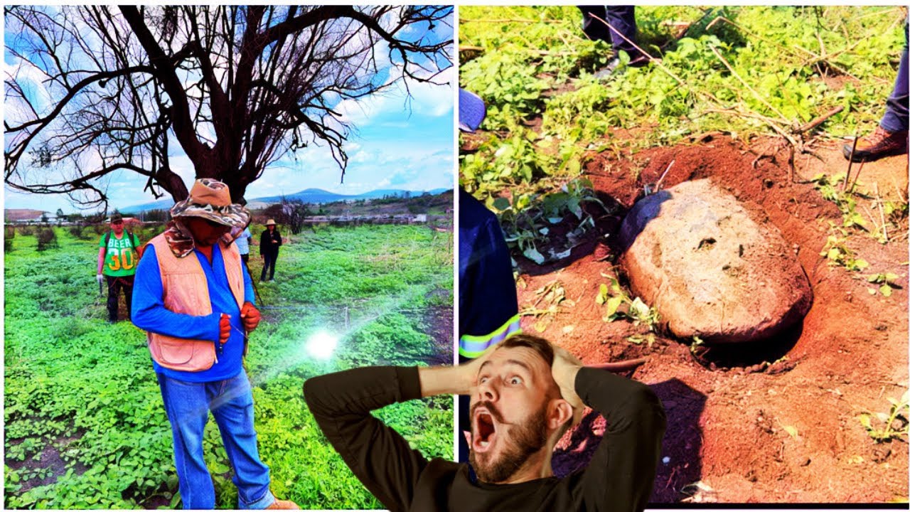 Increible mira como la Radiestesia del maestro chino econtro esta gran pieza debajo de la piedra!!