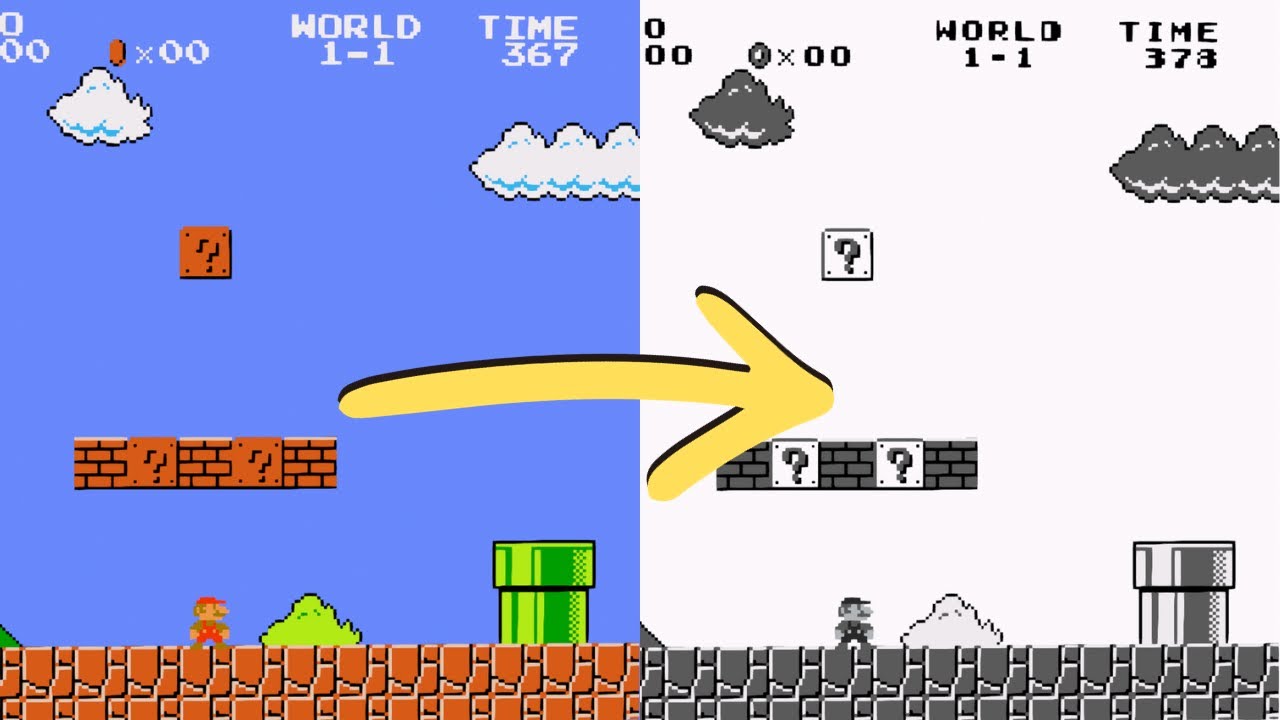 SUPER MARIO BROS. GAMEBOY HACK GAMEPLAY (Nintendo Entertainment System)