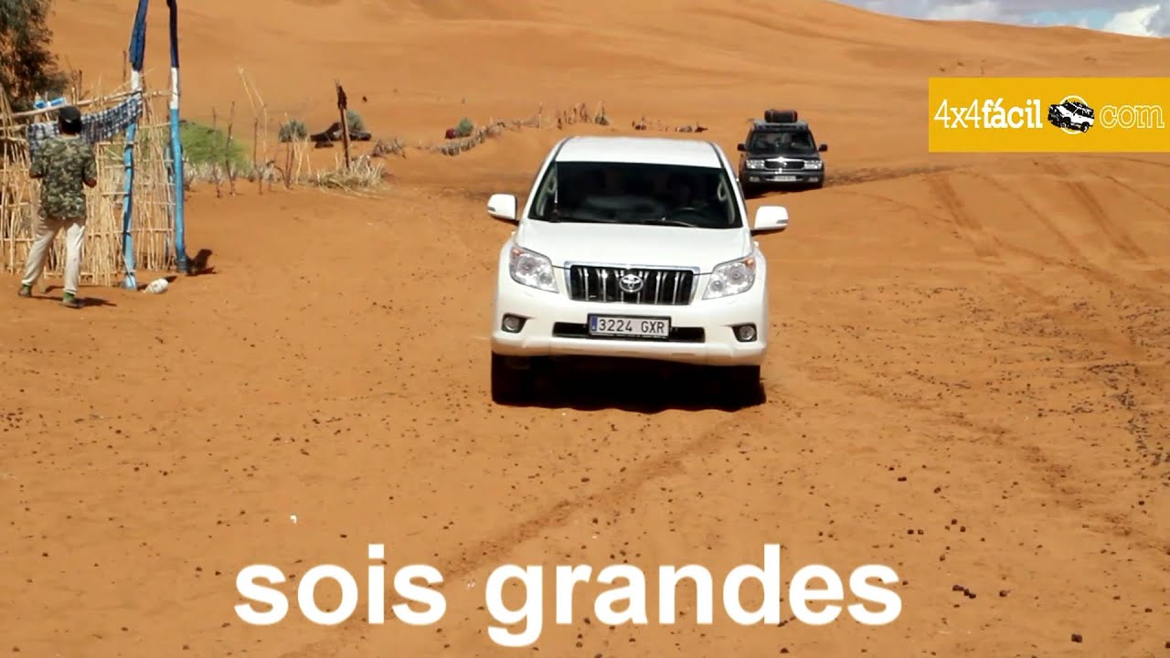 Subida a la gran duna del oasis de Erg Chebbi TOYOTA 150 Y 100
