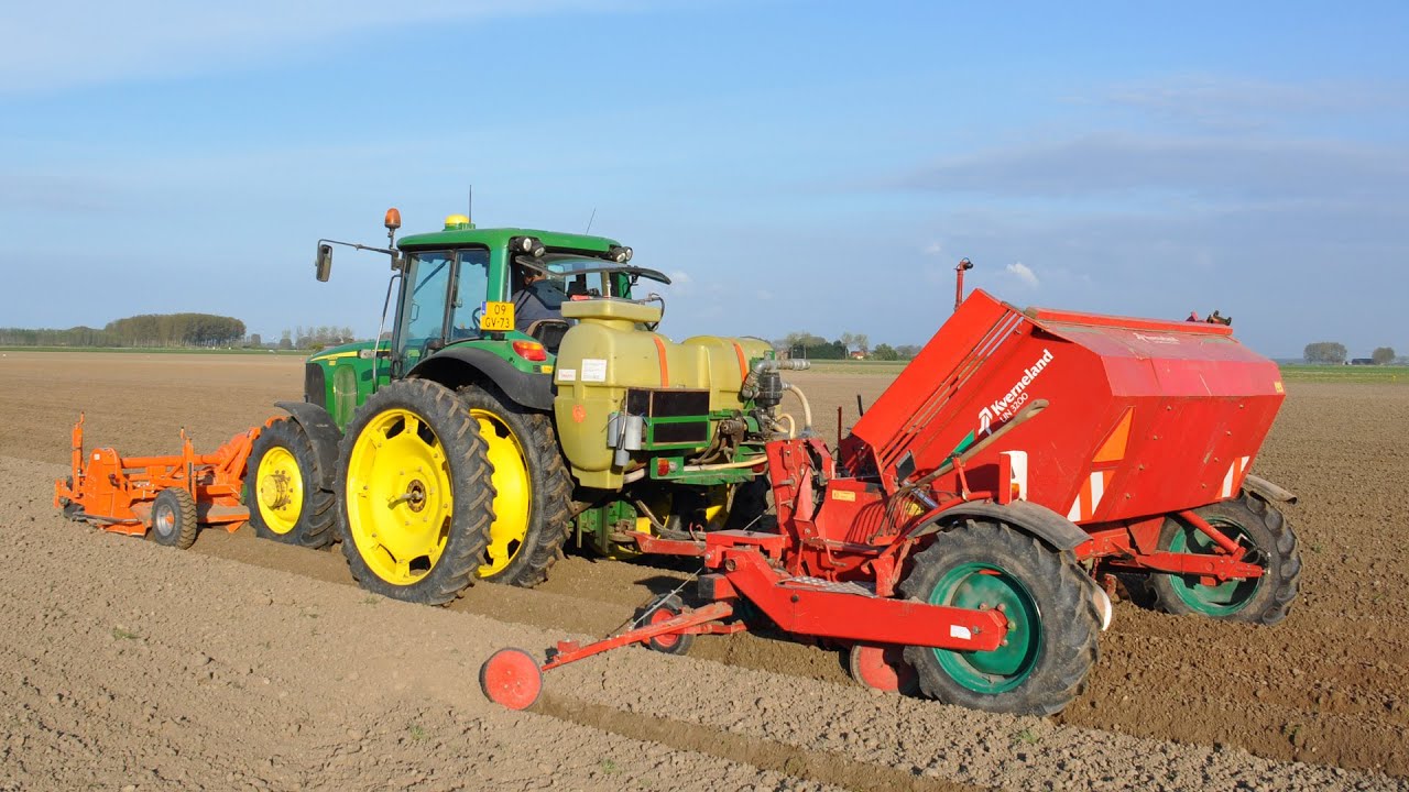 John Deere 6920 & Kverneland UN 3200 - aardappelen planten