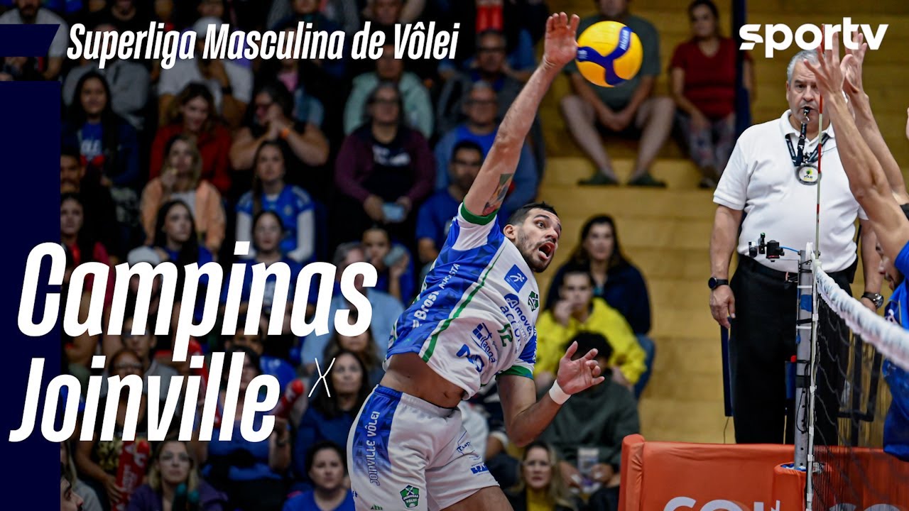 CAMPINAS 2 X 3 JOINVILLE | MELHORES MOMENTOS | SUPERLIGA MASCULINA DE V&Ocirc;LEI | sportv