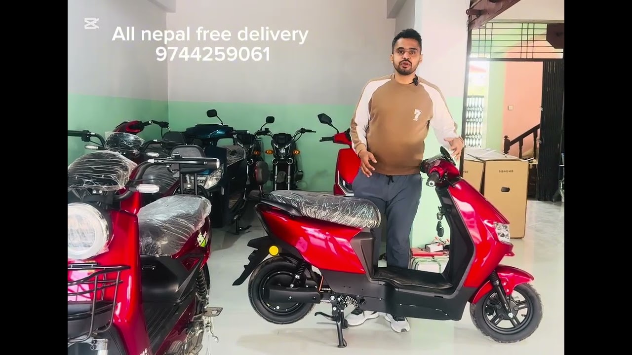 N93 Electric moped in Nepal 🇳🇵 | Lithium-Ion Battery | 18 Months Warranty | No License No Bluebook