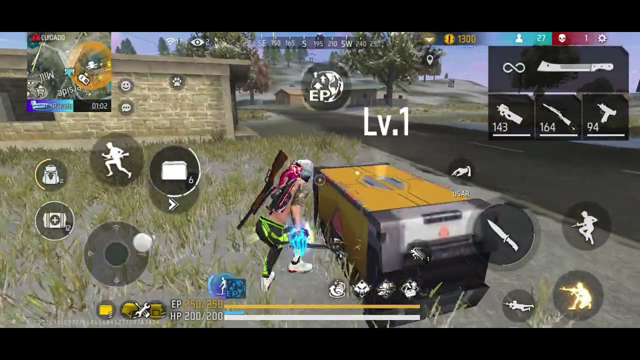 Joguei uma partida de Free Fire será q deu bom ?