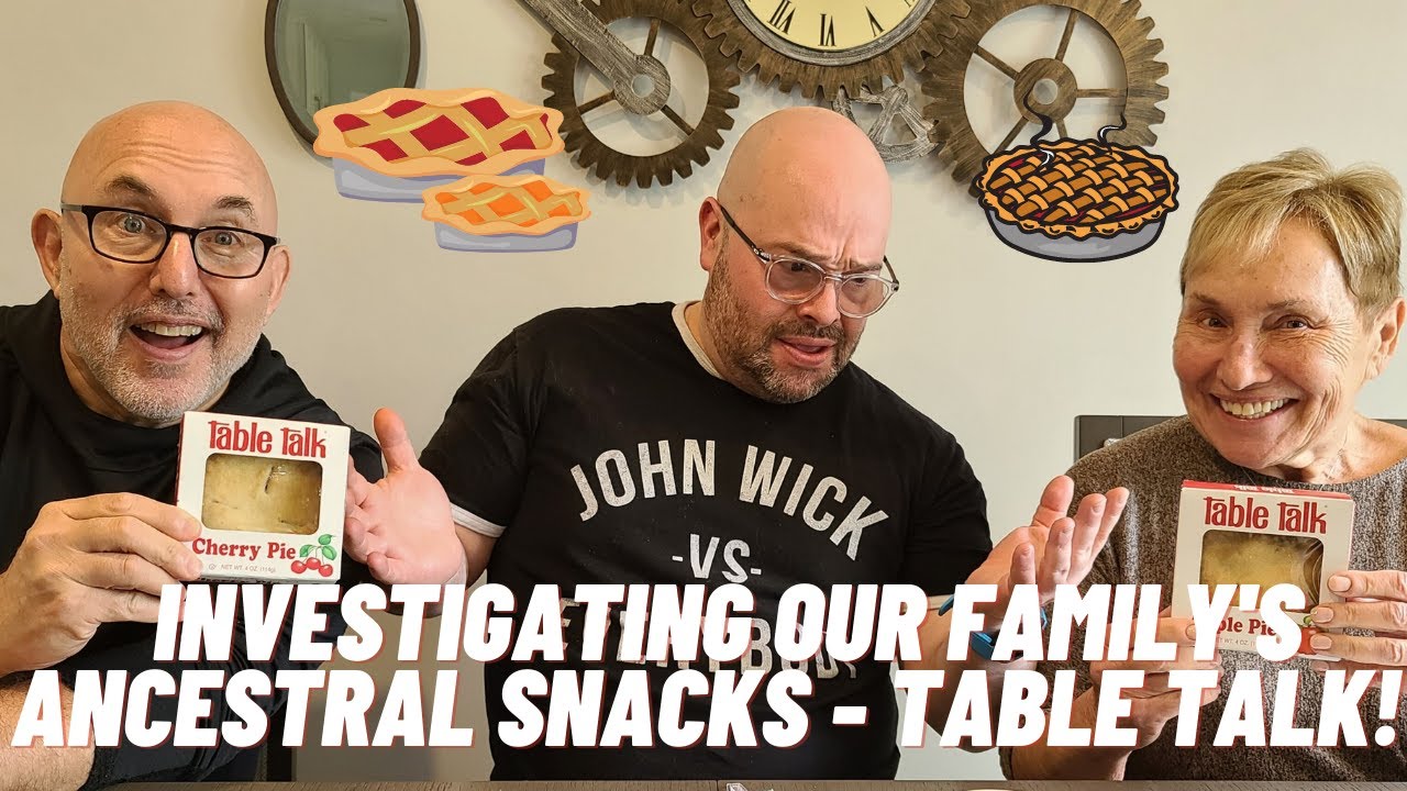 INVESTIGATING OUR FAMILY'S ANCESTRAL SNACKS - TABLE TALK PIES 🥧!! A snacking trip down memory lane!
