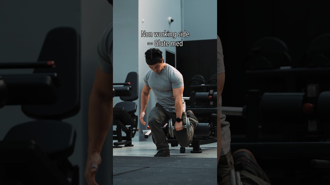 Where should you hold the weight?