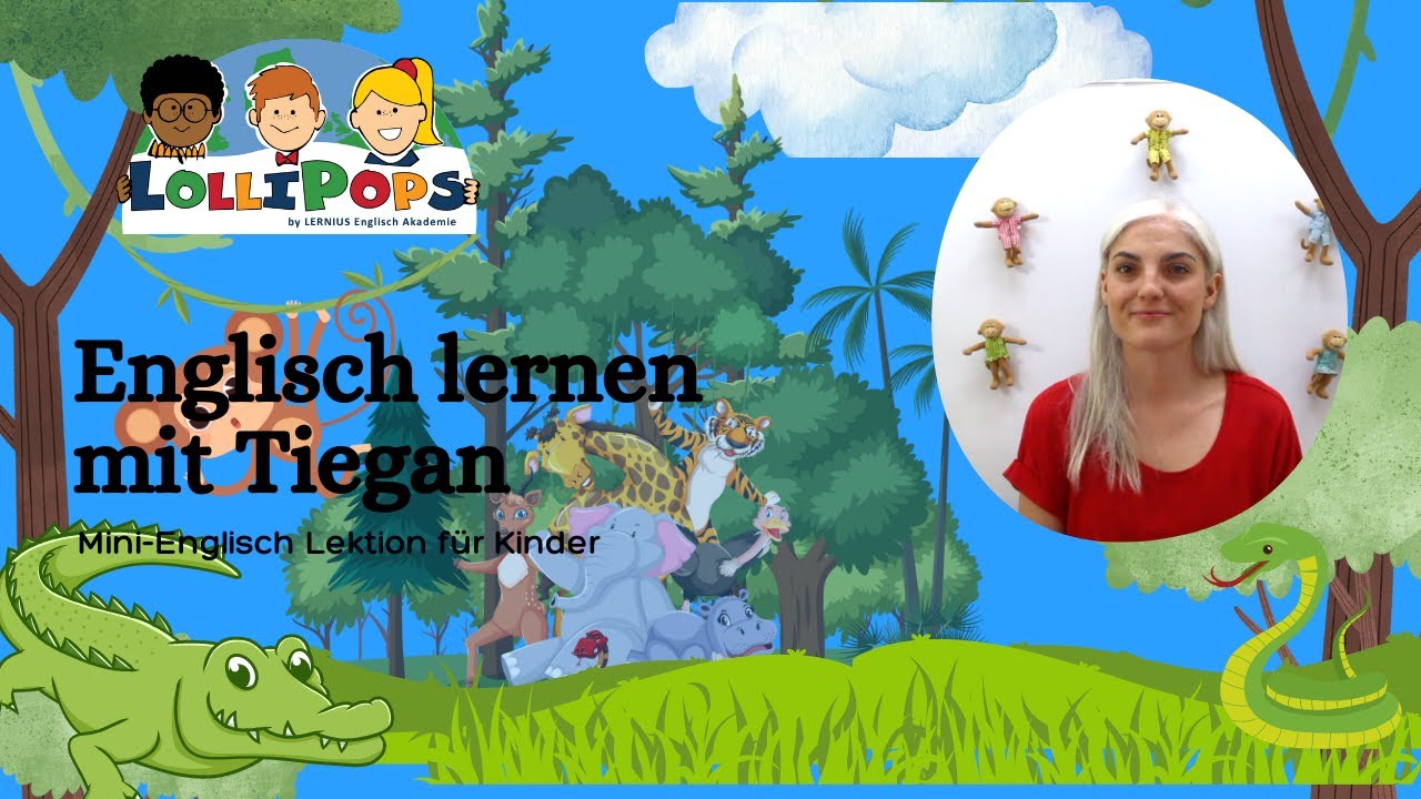 Lollipops Englisch mit Tiegan: Wir malen einen Affen