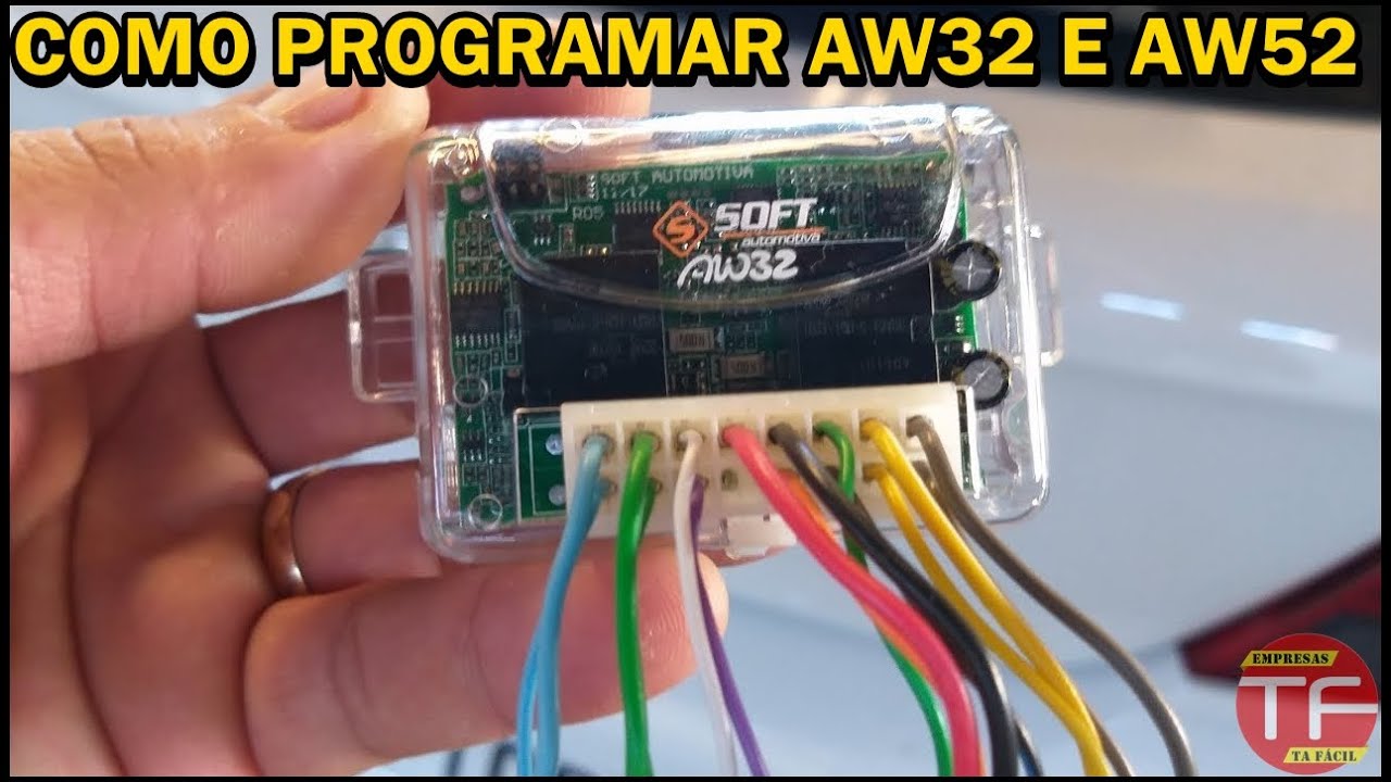 Como programar m&oacute;dulo de vidro el&eacute;trico Aw52 de forma correta