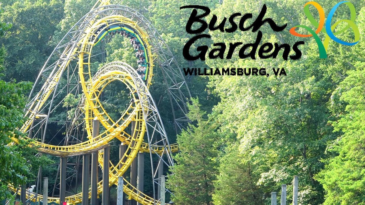 Busch Gardens Williamsburg Full Park Walk Through with The Legend
