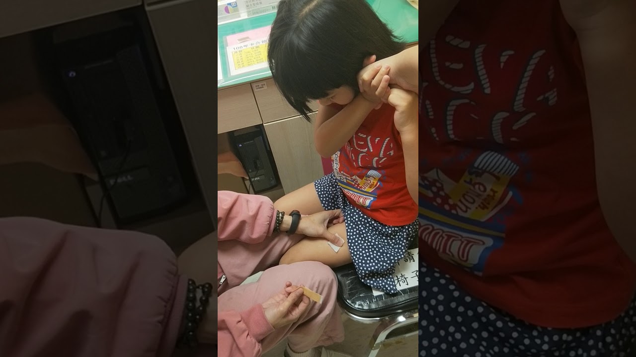 小妹打針好勇敢 20190430