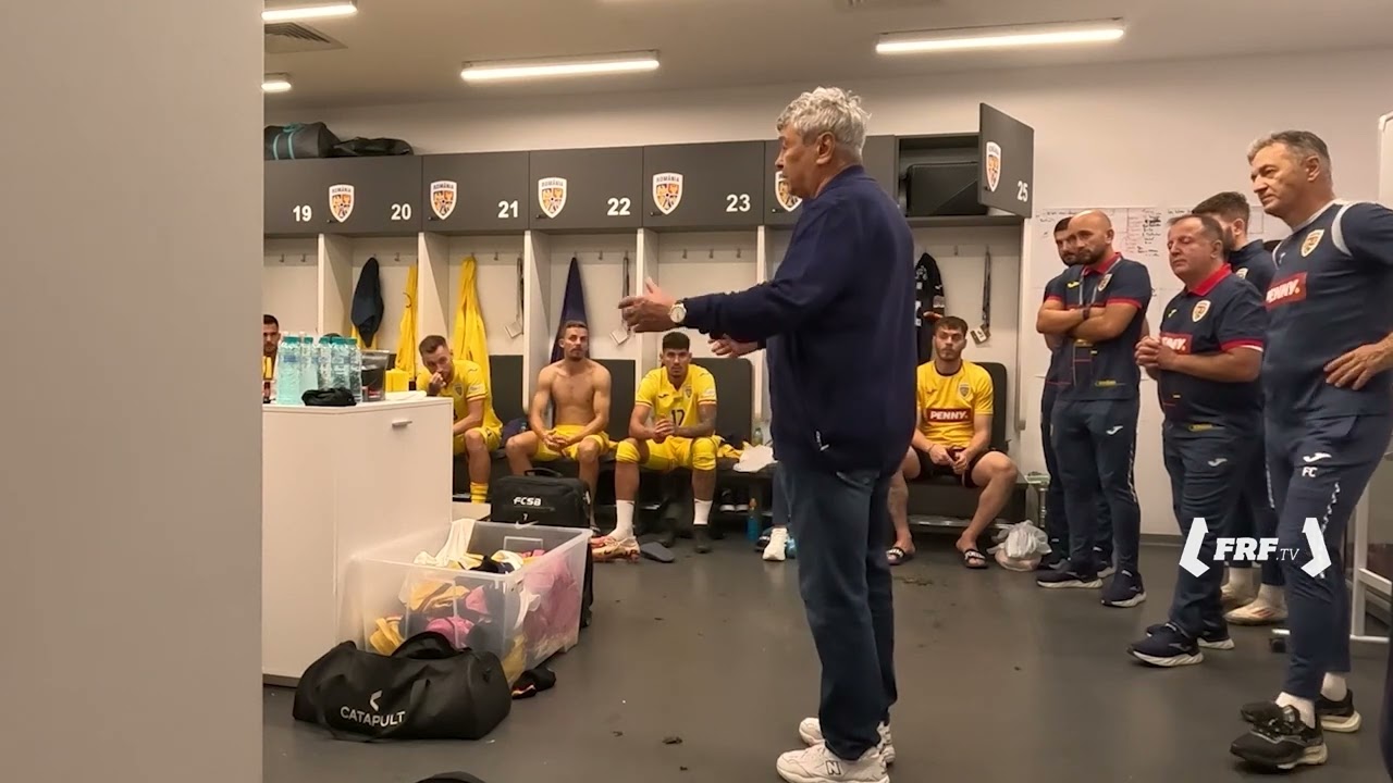 Mircea Lucescu, în vestiar, după succesul cu Lituania: 
