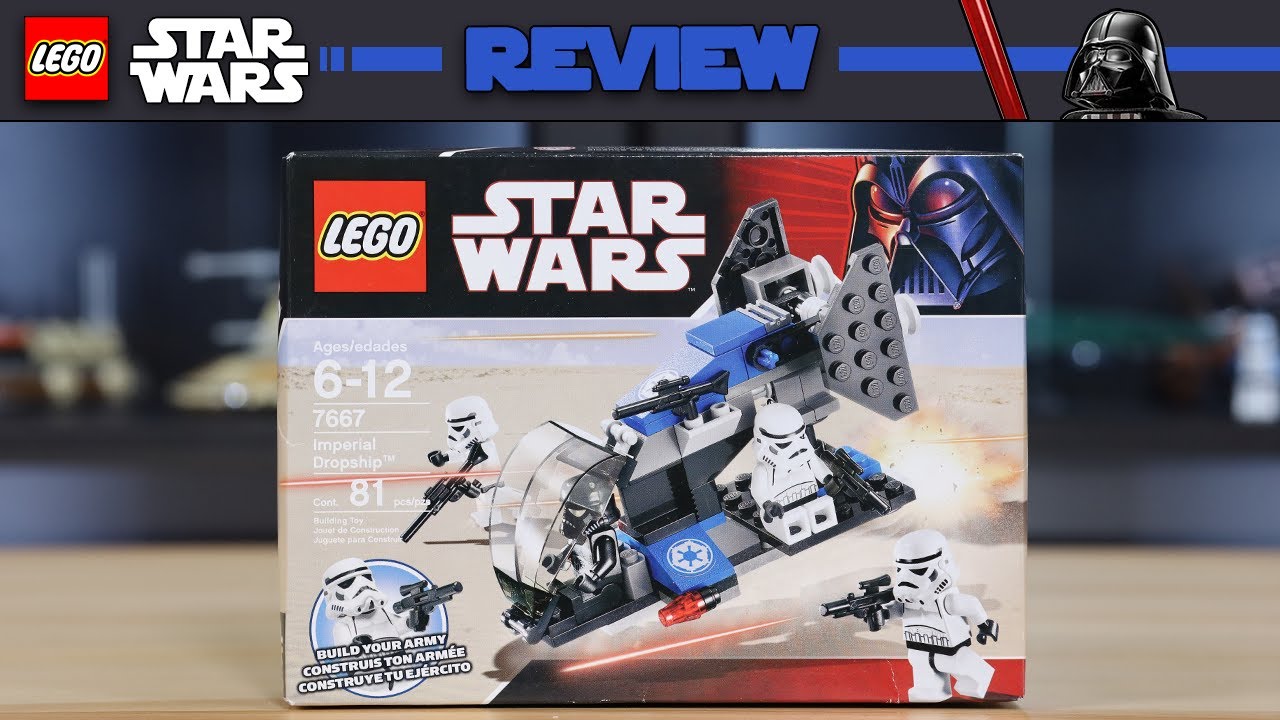 LEGO Star Wars 7667 Imperial Dropship Battle Pack - REVIEW