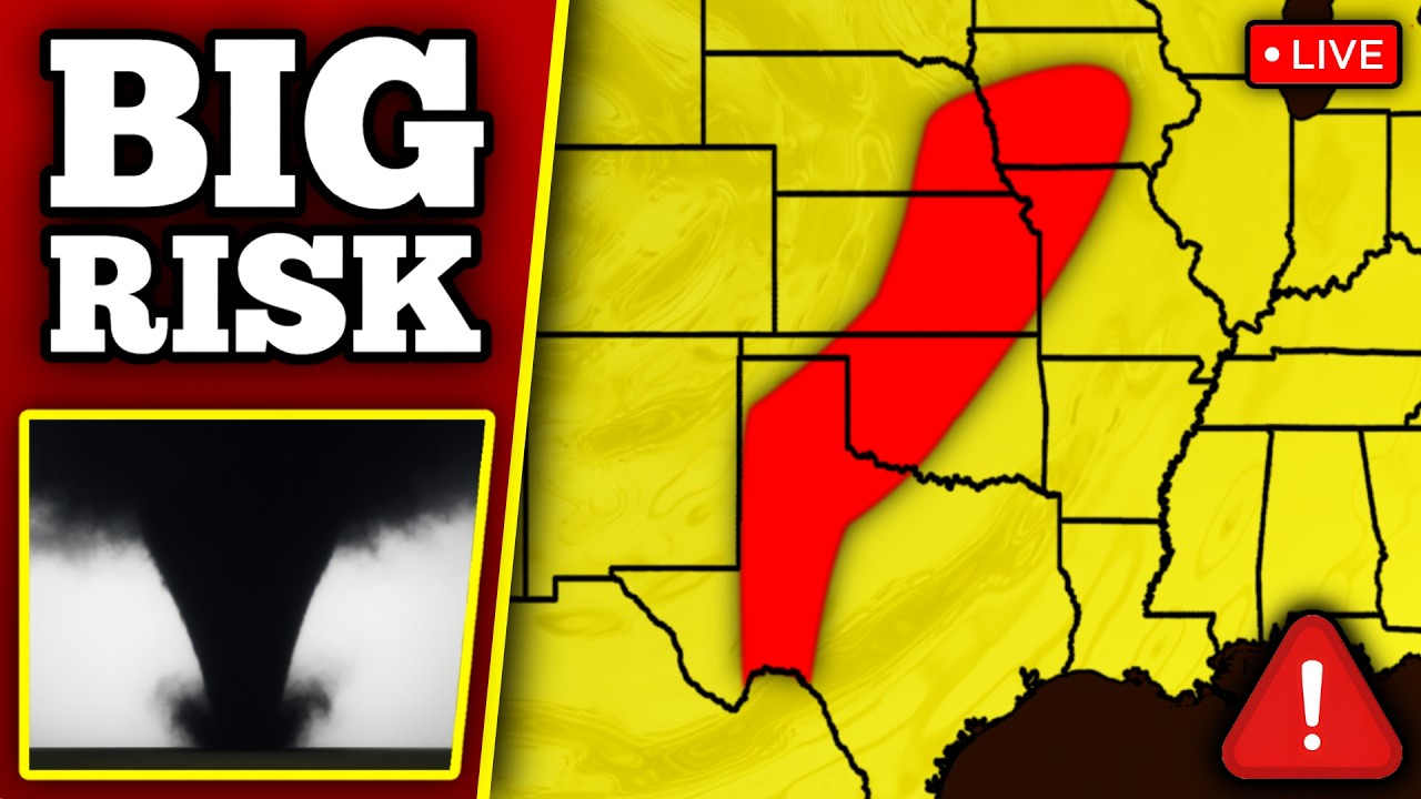 🔴 BREAKING TORNADO ON THE GROUND In Oklahoma - Strong Tornadoes Possible With LIVE Storm Chasers...