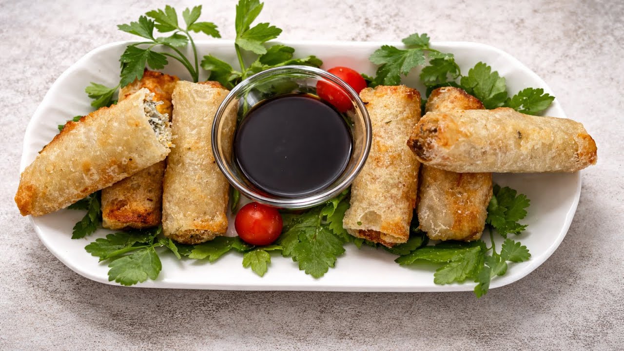 Les Nems Asiatiques بورقة الروز 🌯 مقرمشين وناجحين 100% 