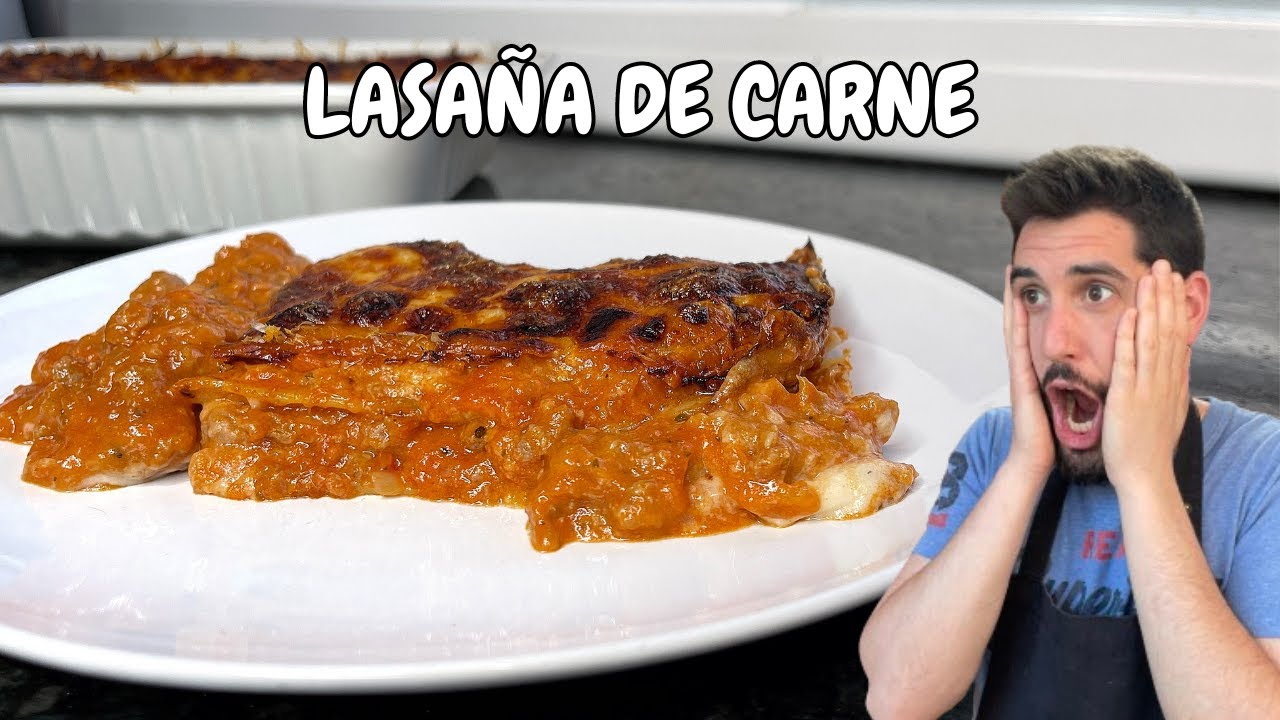 LASAÑA DE CARNE con Bechamel y Mucho Queso | ESPECTACULAR🔥