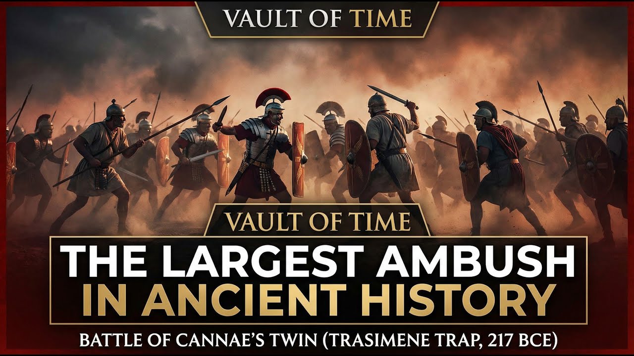 The Largest Ambush in Ancient History - Battle of Cannae's Twin (The Trasimene Trap, 217 BCE)