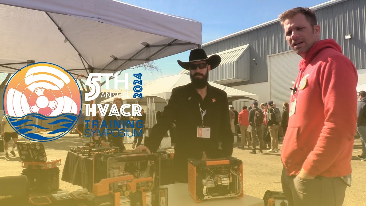 Recovery Machines at the NAVAC Booth