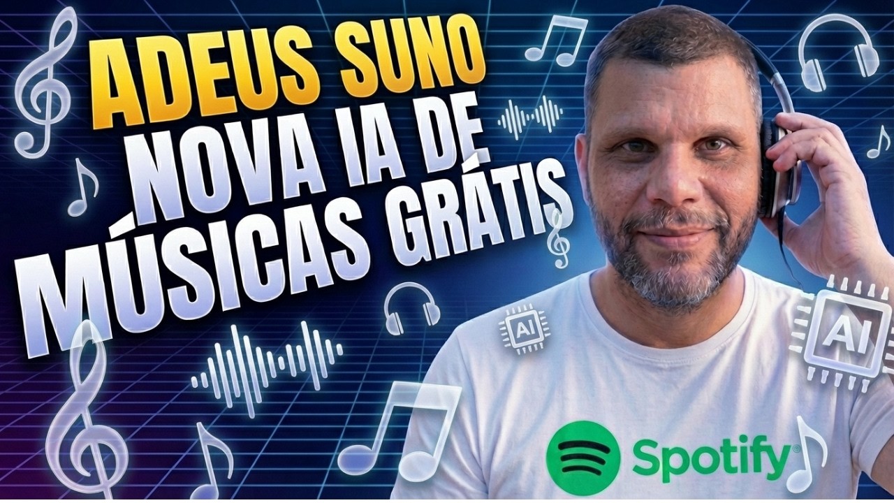 N&atilde;o Pague Mais para Criar Musica | Nova IA De Musica Gr&aacute;tis SEM PEGADINHA TESTE AGORA!!