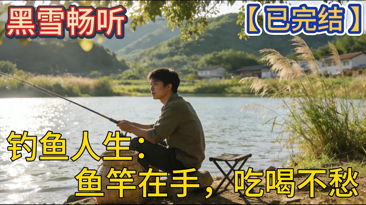 【已完结】🔥《钓鱼人生：鱼竿在手，吃喝不愁》 🔥#都市 #系统 #钓鱼 #爽文 #热血 #一口气看完 #有声小说