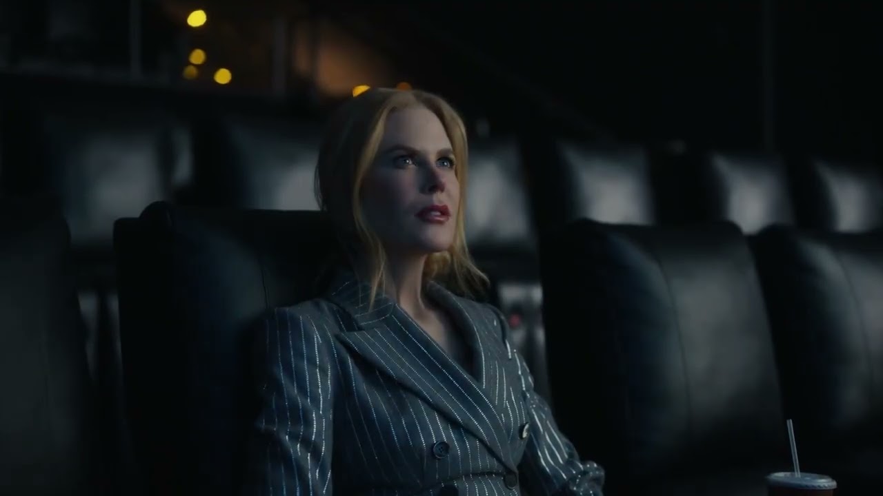 the Nicole Kidman AMC promo but she's watching the shitting scene from Dumb and Dumber