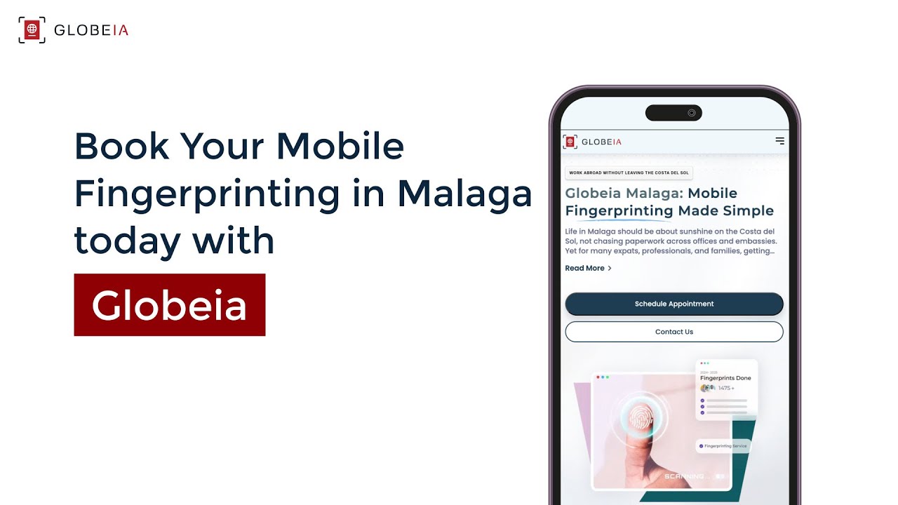 Globeia Malaga | Fingerprinting in Spain | Apostille | RCMP | Police Checks | Background Checks