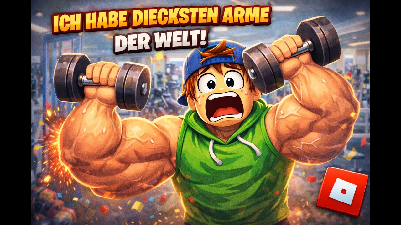 Ich habe NUR Arme trainiert… jetzt sind sie RIESIG 😱 | Roblox