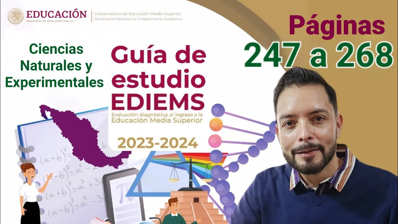 Guia Ediems 2023 Ciencias Naturales y Experimentales paginas 247 a 268 contestada