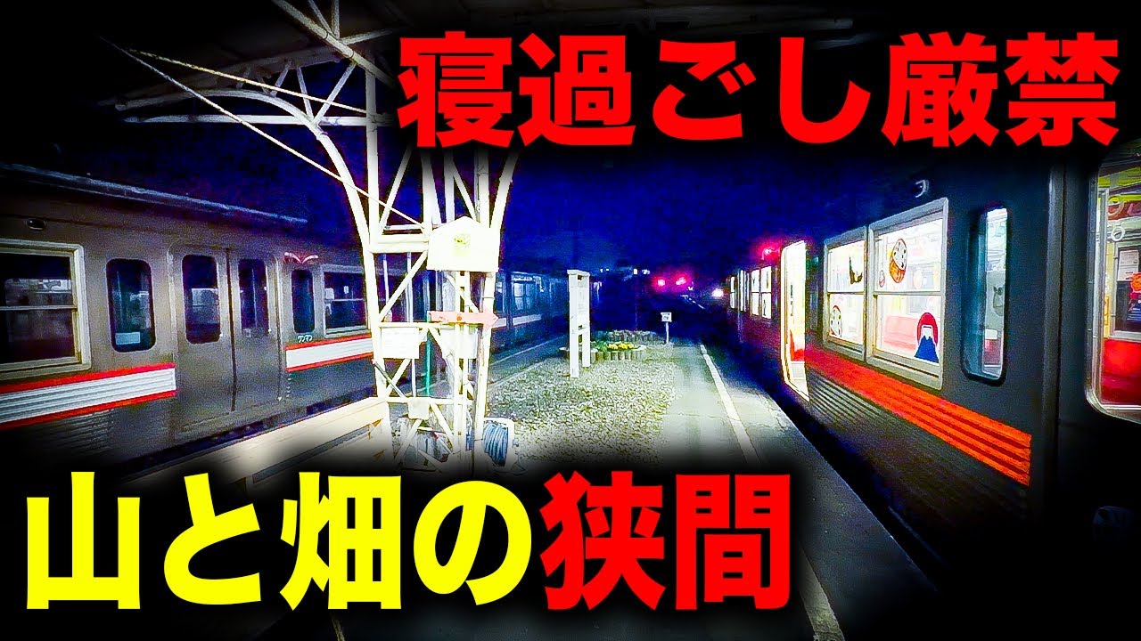 【野宿確定】寝過ごすと静岡の山と畑の狭間に放置されてしまう恐怖の終電を乗り通してみた｜終電で終点に行ってみた#139