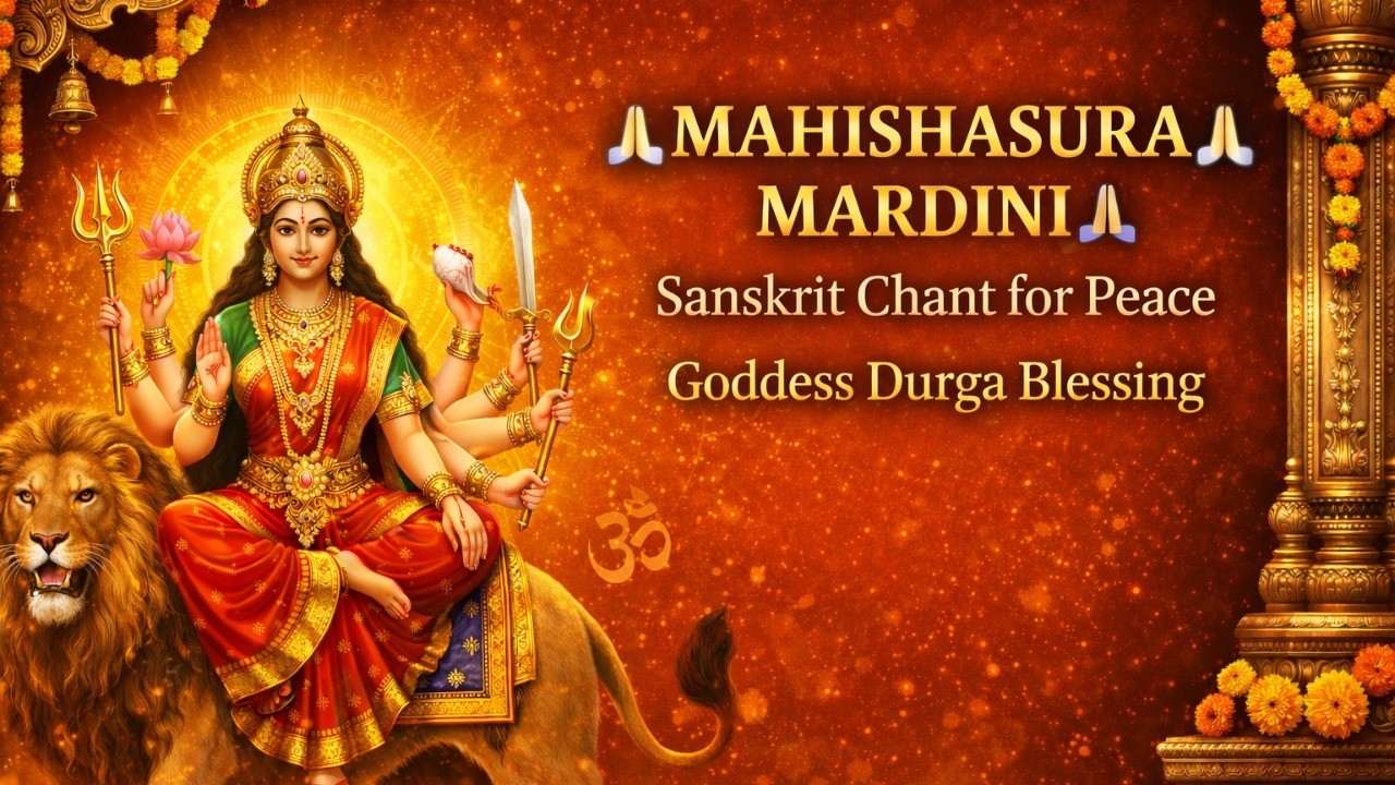 Mahishasura Mardini Stotram | Sacred Chant for Peace & Divine Protection By Mystic Vedic Mantras