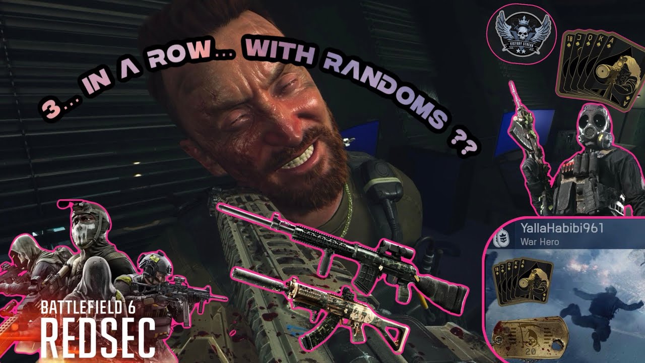 Battlefield 6 | 3 REDSEC Wins In A Row With The Same No-Comms Randoms !!