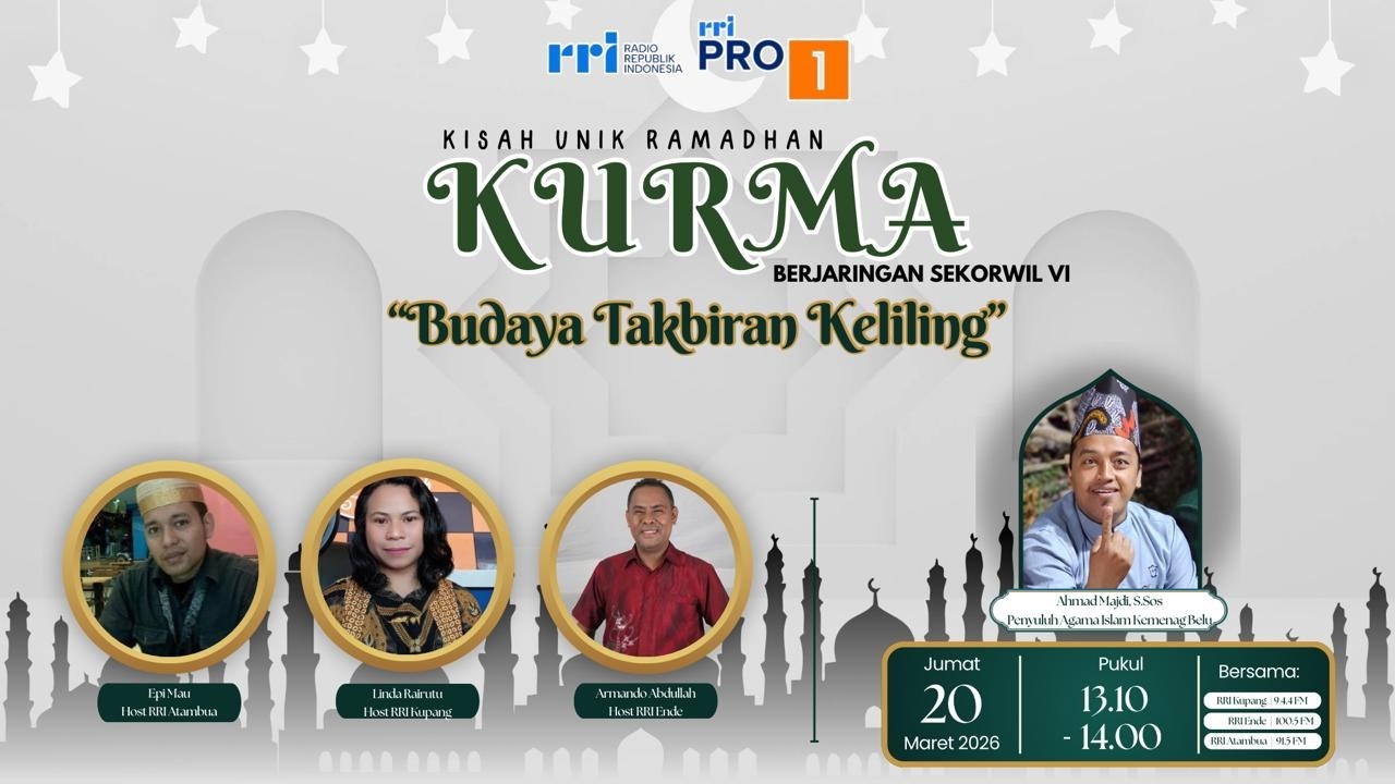 [LIVE] KURMA :BUDAYA TAKBIRAN KELILING | RRI KUPANG