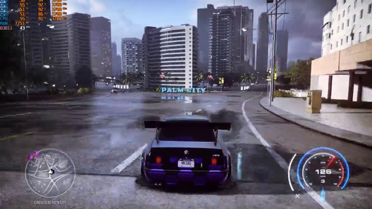 Need For Speed  Heat - i3 4170 + EVGA GTX 1050 + 8GB RAM