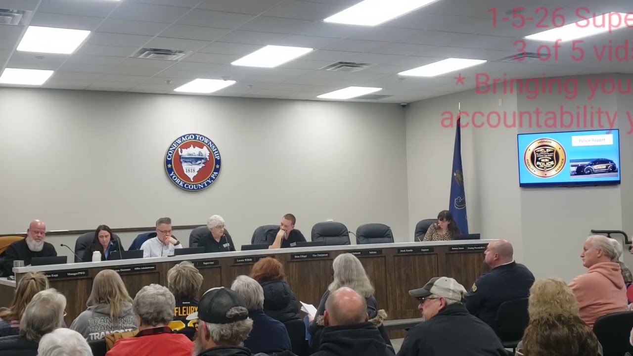 1-5-26, Conewago BOS meeting, 3 of 5