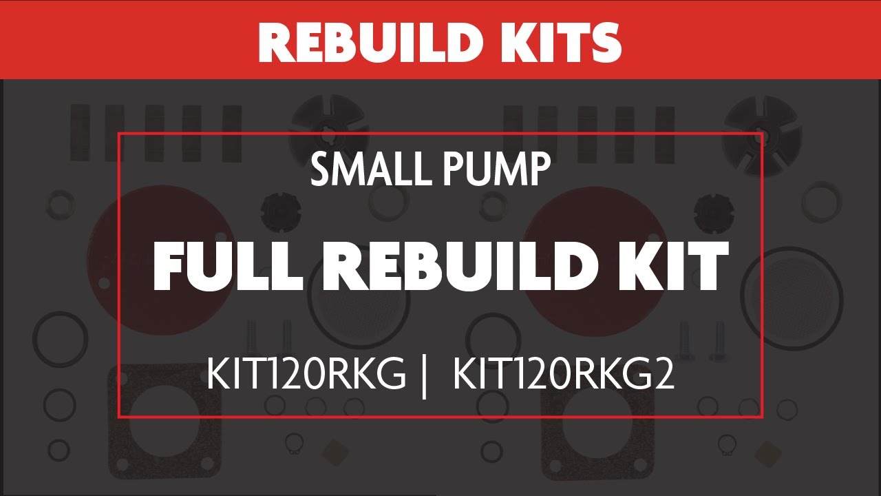 Fill-Rite Full Rebuild Kit - Small Pump - KIT120RKG & KIT120RKG2