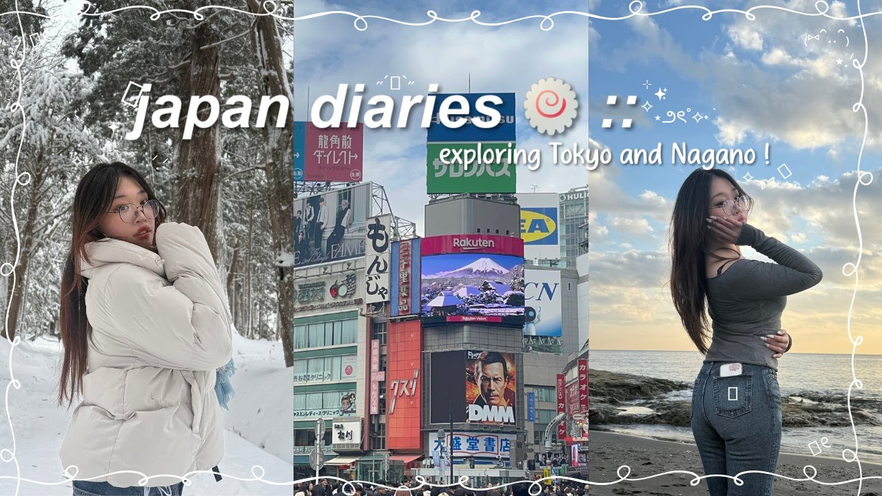 JAPAN VLOG 🍥 : exploring tokyo and nagano, shibuya, snow at togakushi, what i eat, shopping