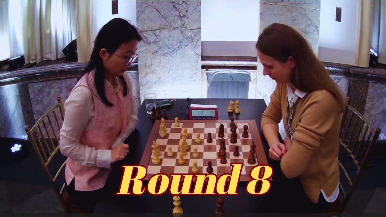 Watch the Final Moments of Round 8 Between Reigning World Champion Ju Wenjun and Anna Muzychuk