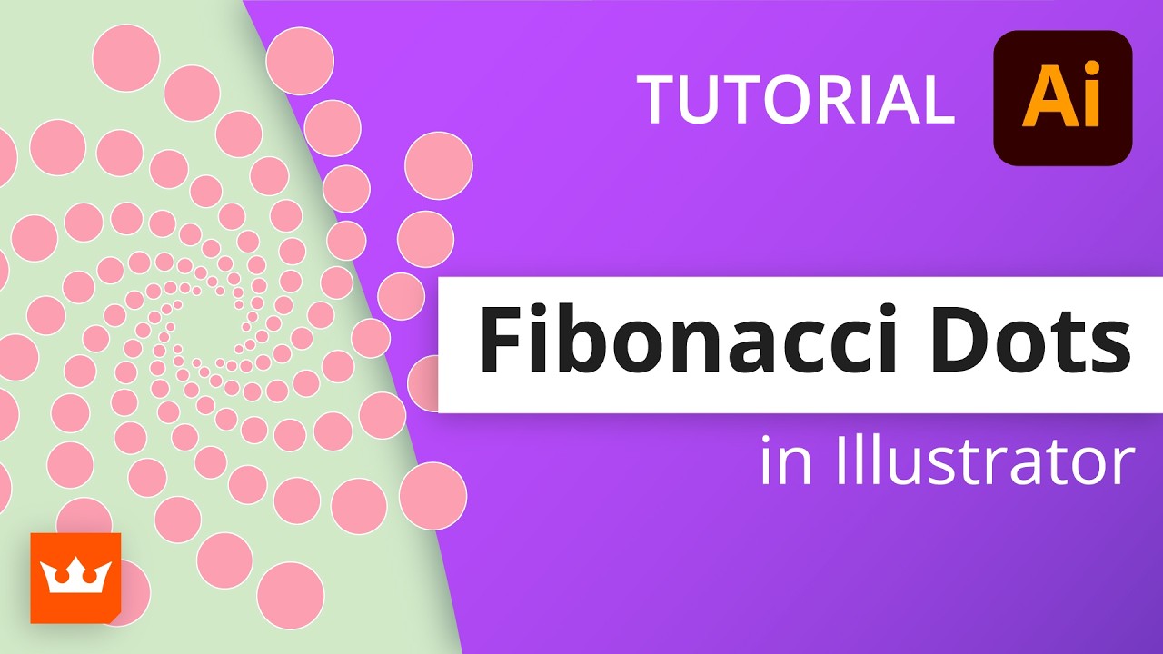How to make a radial Fibonacci dot effect in Illustrator (Non-destructive)