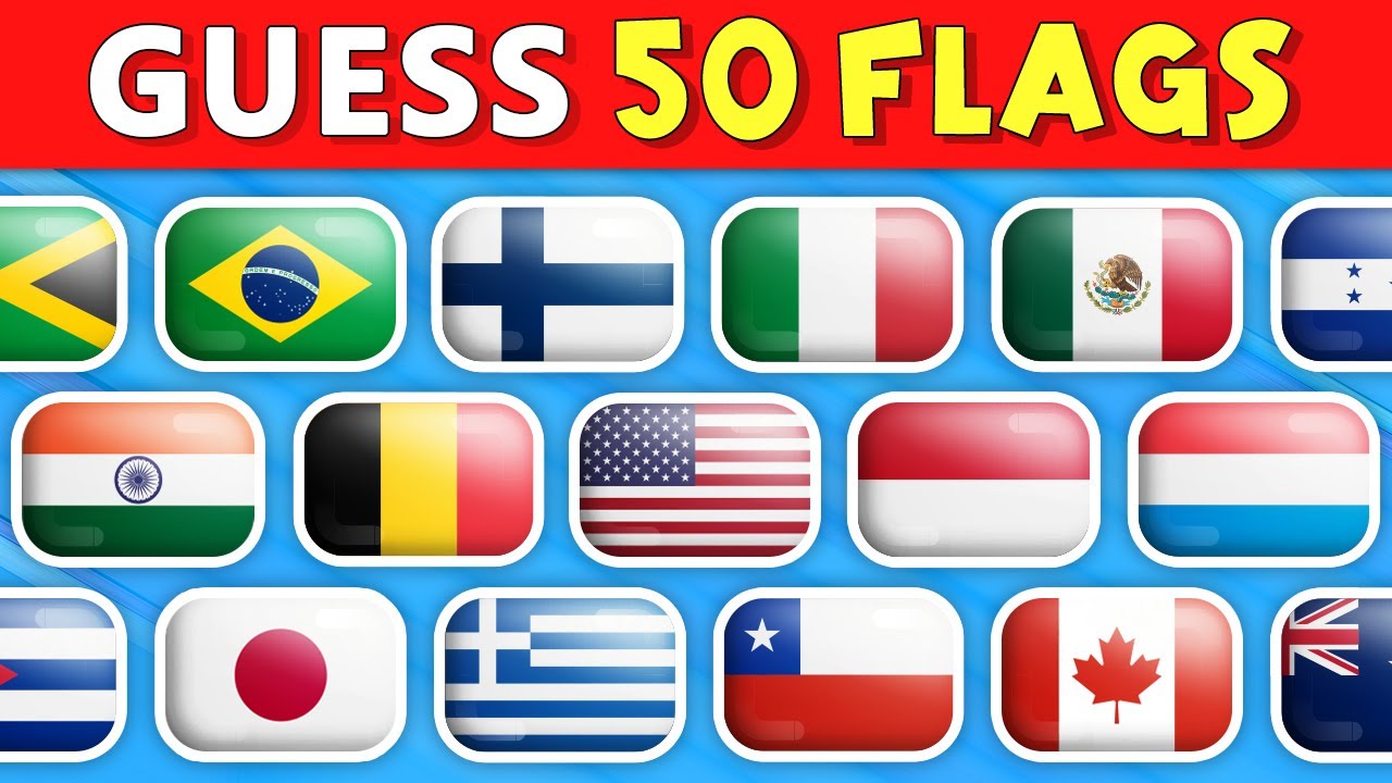 Guess the Country by the Flag 🌍 Ultimate Flag Quiz Challenge 🏁 | Quiz DingDong