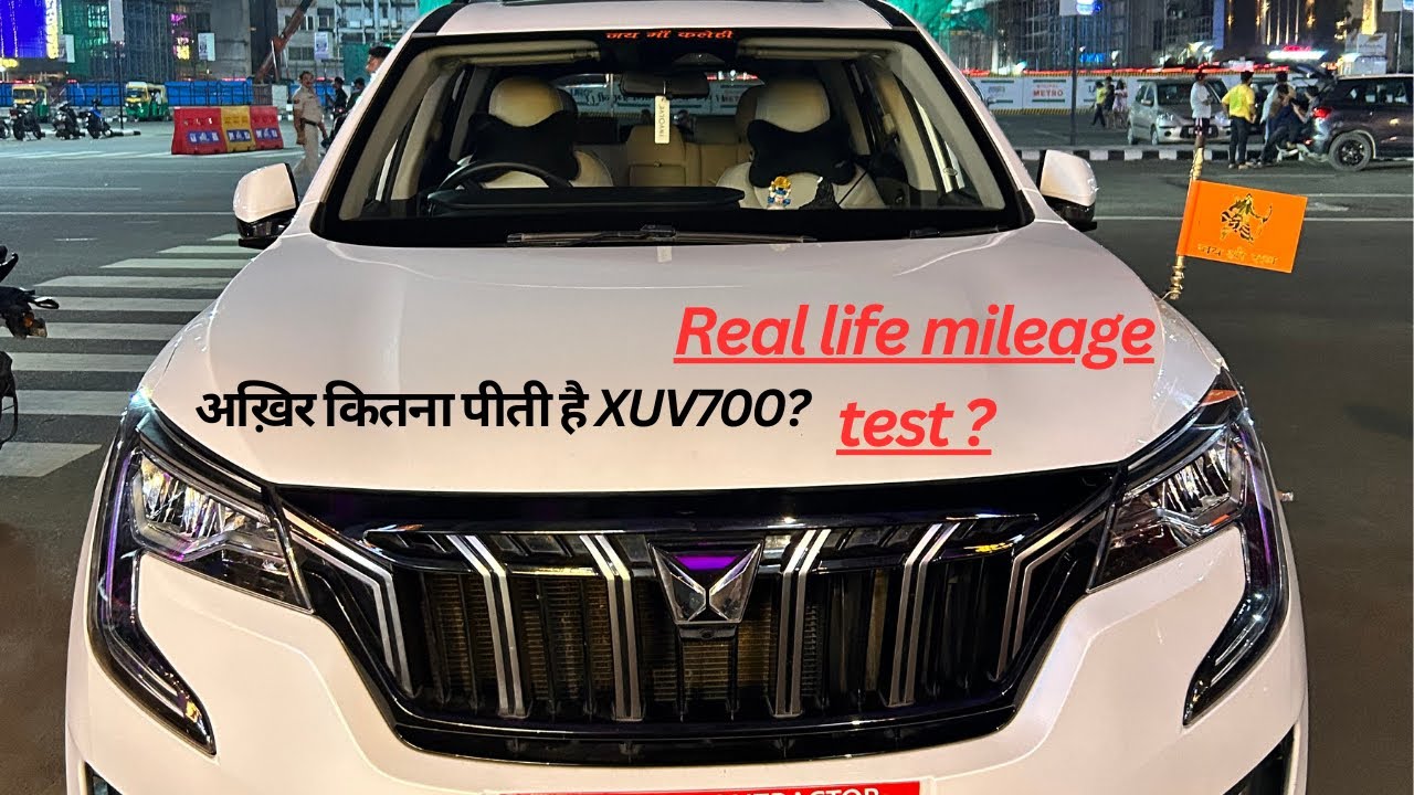 Real life mileage test ⚠️of my xuv700 / diesel manual ❓#xuv700 #mahindra