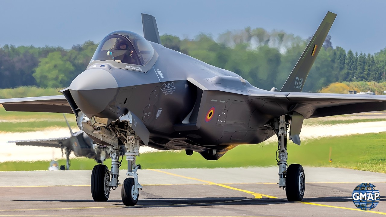 First Ever Belgian F-35A Lightning II Airshow Display | Belgian Air Force Days 2026 | 4K #lightning