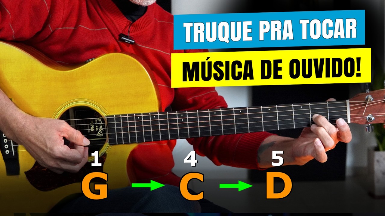 TRUQUE Para Tocar Musica De Ouvido Usando Apenas Isso! Prof. Sidimar Antunes